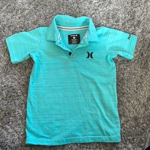 4T Boys Aqua Hurley Polo